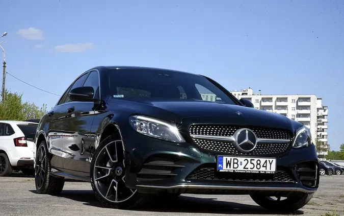 samochody osobowe Mercedes-Benz Klasa C cena 126688 przebieg: 110196, rok produkcji 2018 z Nowogród